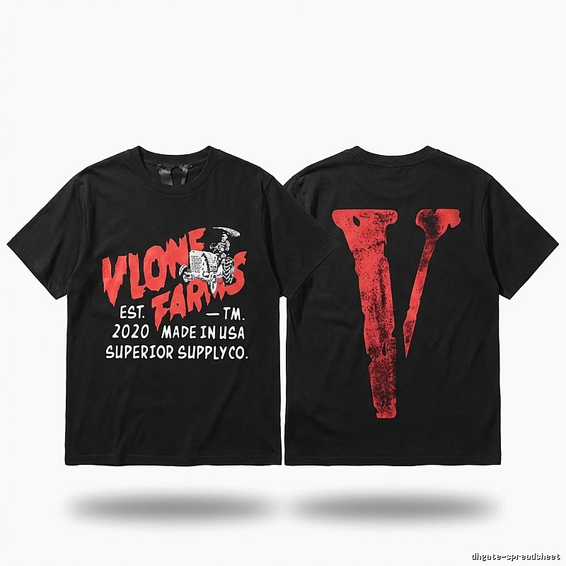 Vlone retro-style black T-shirt