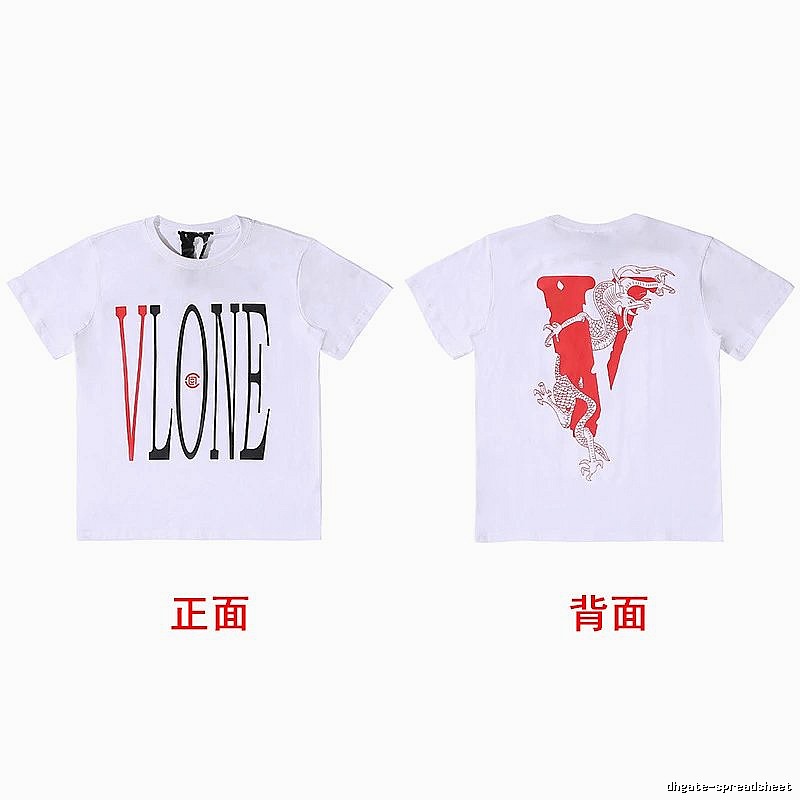 Vlone Streetwear Logo T-shirt Black Purple Vlone with Logo Accent