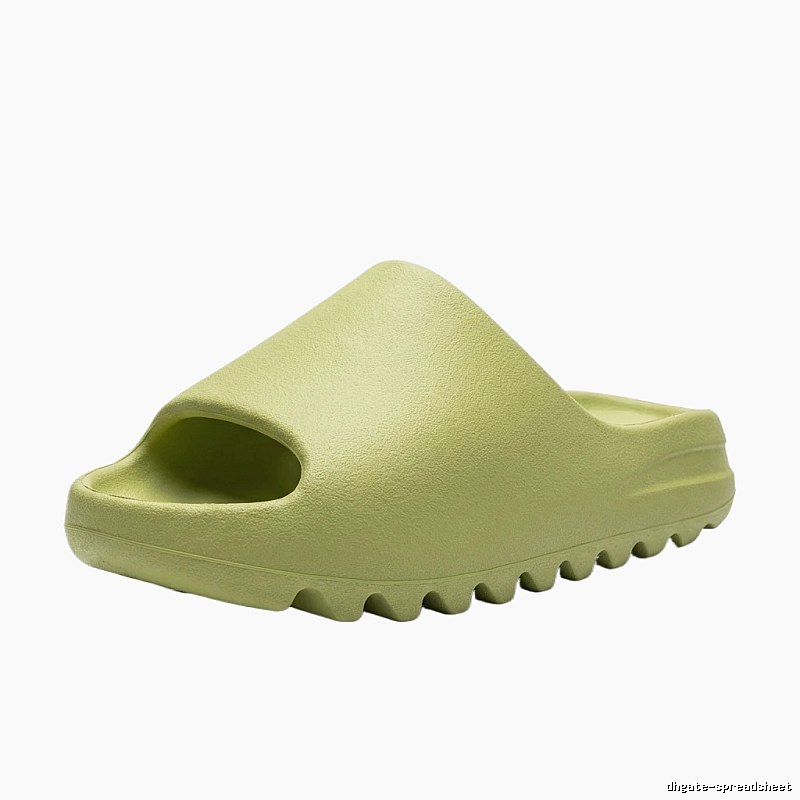 Yeezy matte apple green slippers