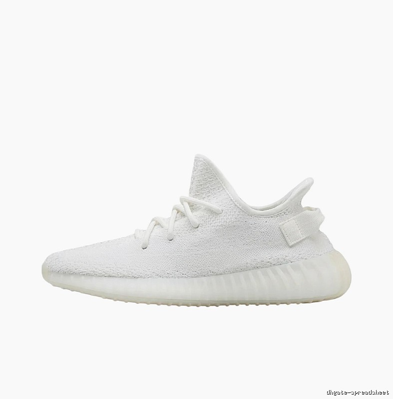 Yeezy minimalist style white shoes