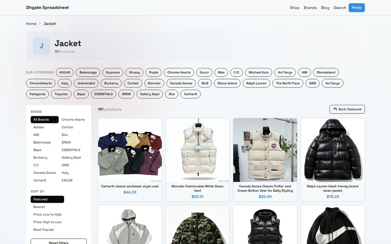 DHgate Spreadsheet vs Google Sheets for Variant Budgets featured image for dhgate